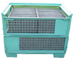 Gitterbox mit Gefache